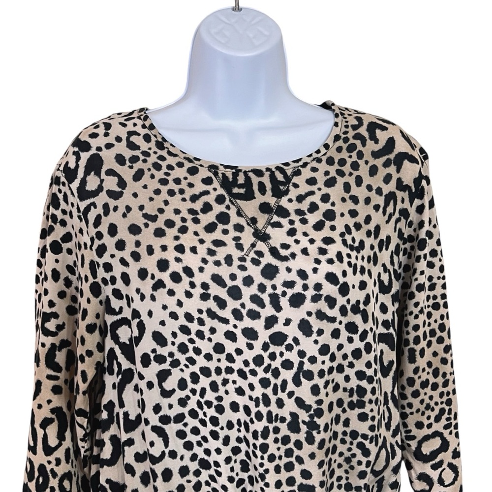 Zara Woman Animal Print Ruched Mini Dress XS Brown Black Night Out - Picture 2 of 11